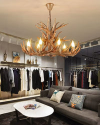 WOMO Resin Antler Chandelier-WM2991