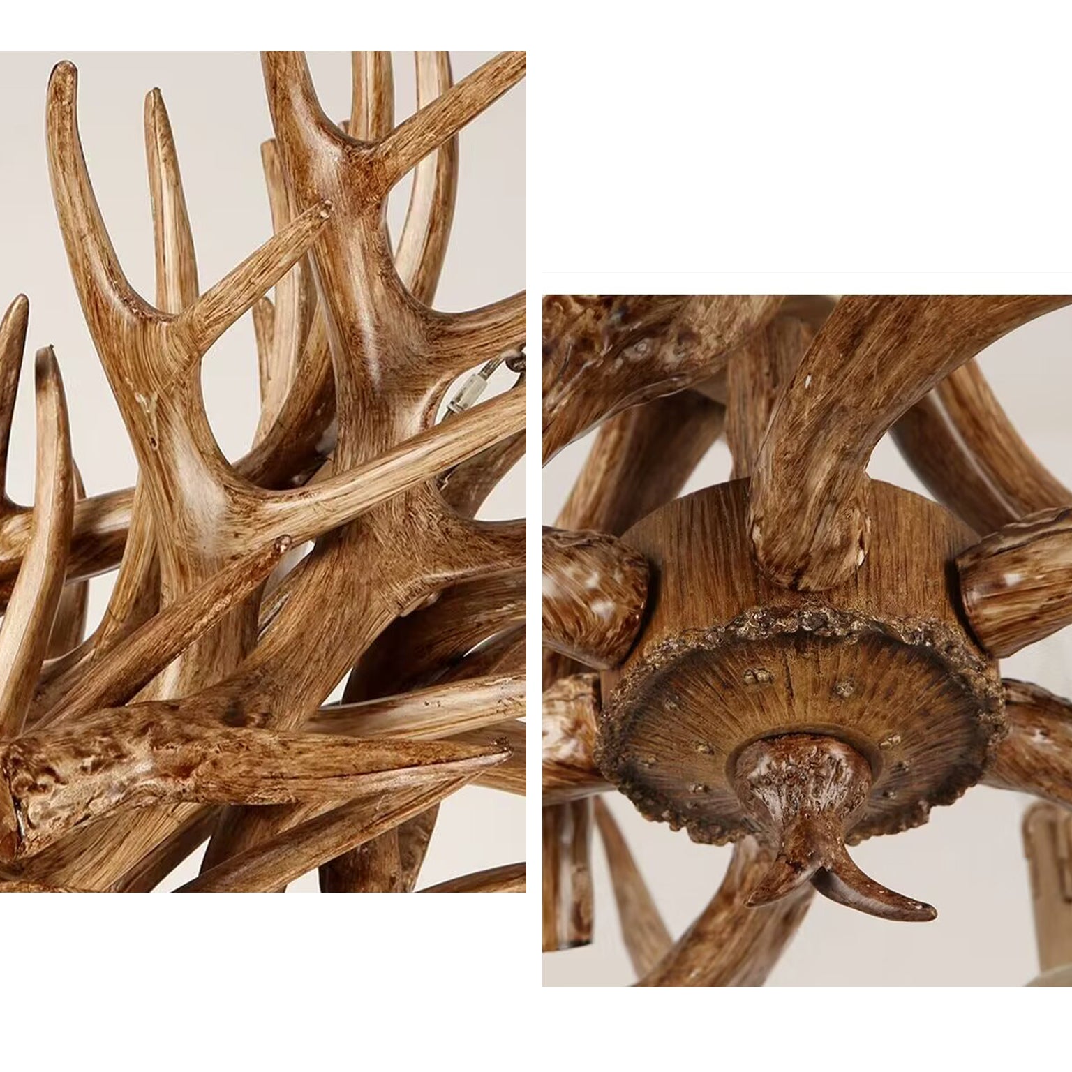 WOMO Resin Antler Chandelier-WM2991