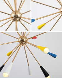 WOMO Multicolour Multi Chandelier-WM2992