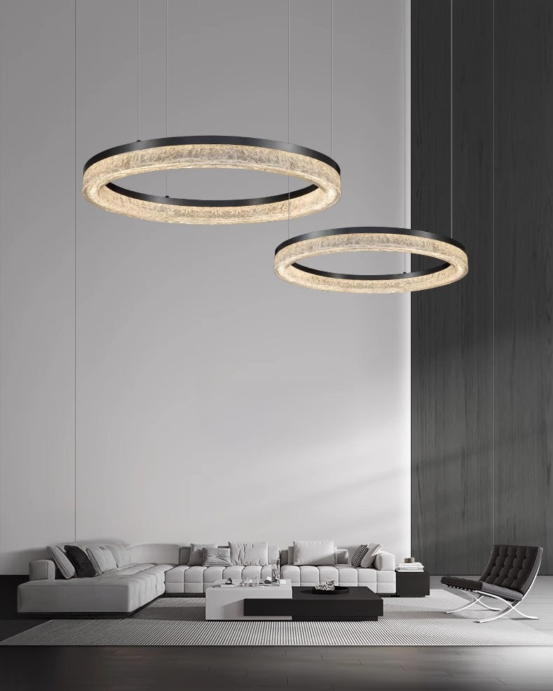 WOMO Resin Circular Led Chandelier-2994