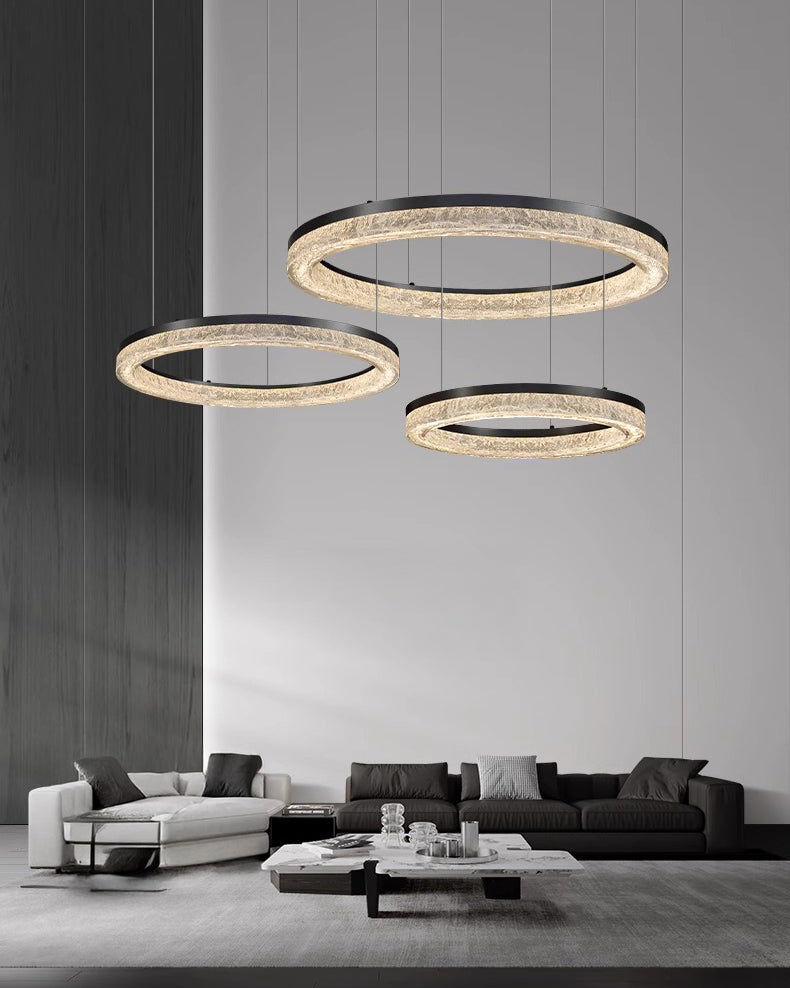 WOMO Resin Circular Led Chandelier-2994