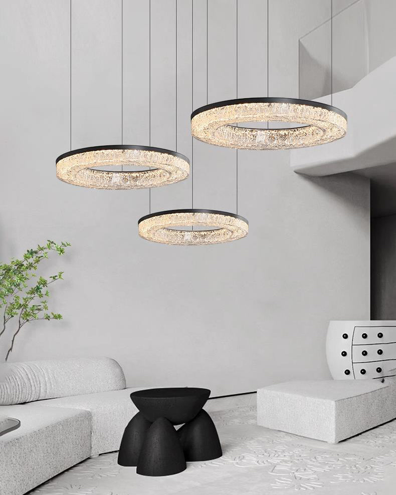 WOMO Resin Circular Led Chandelier-2994