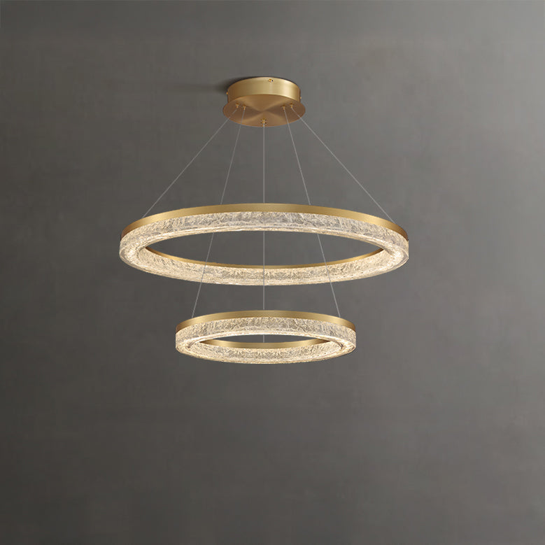 WOMO Resin Circular Led Chandelier-2994
