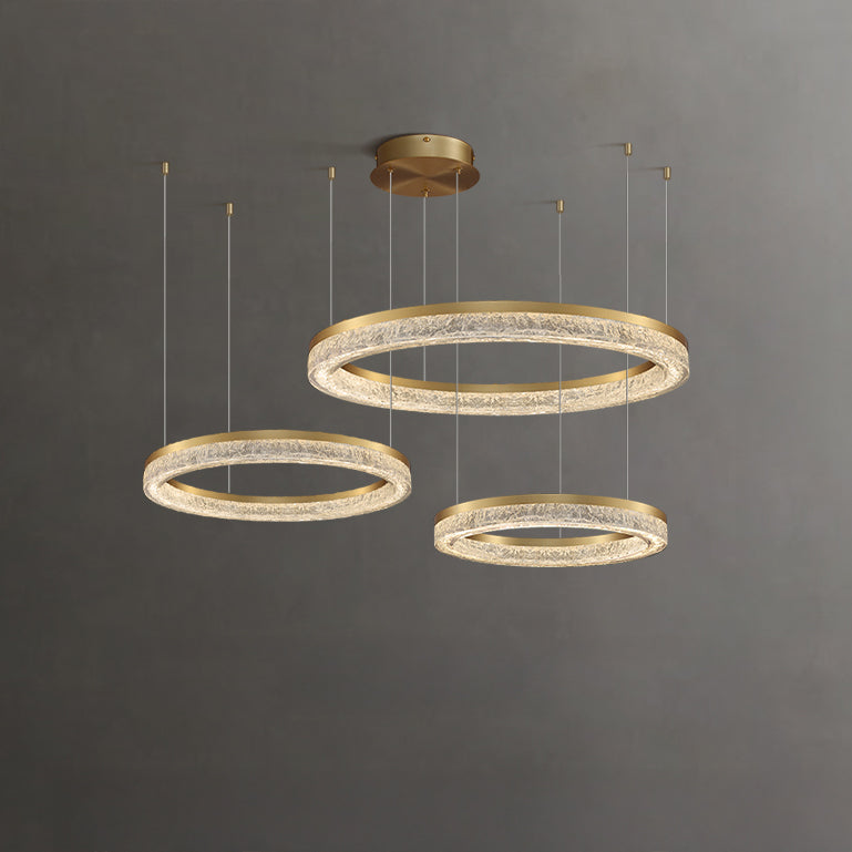 WOMO Resin Circular Led Chandelier-2994