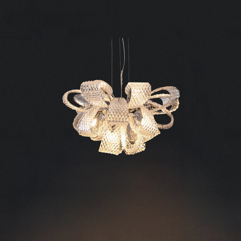 WOMO Luxury Glass Flower Chandelier-WM2995