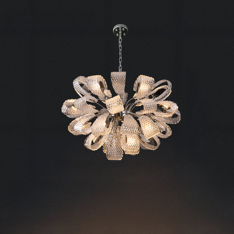 WOMO Luxury Glass Flower Chandelier-WM2995