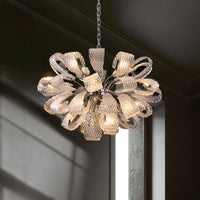 WOMO Luxury Glass Flower Chandelier-WM2995