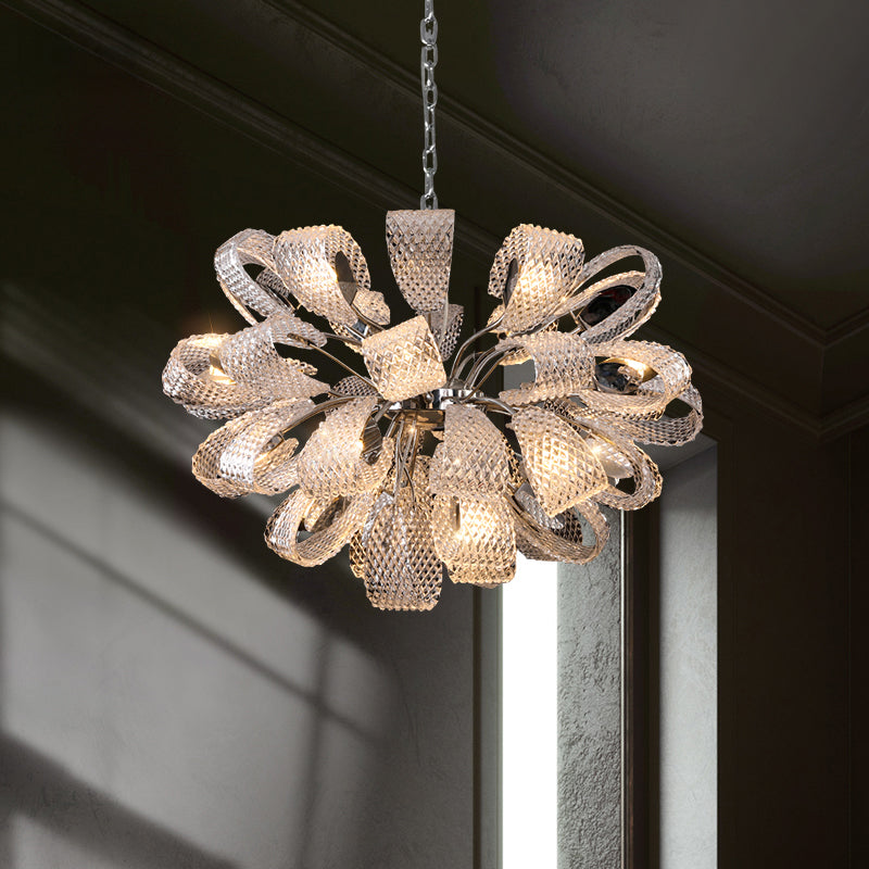 WOMO Luxury Glass Flower Chandelier-WM2995
