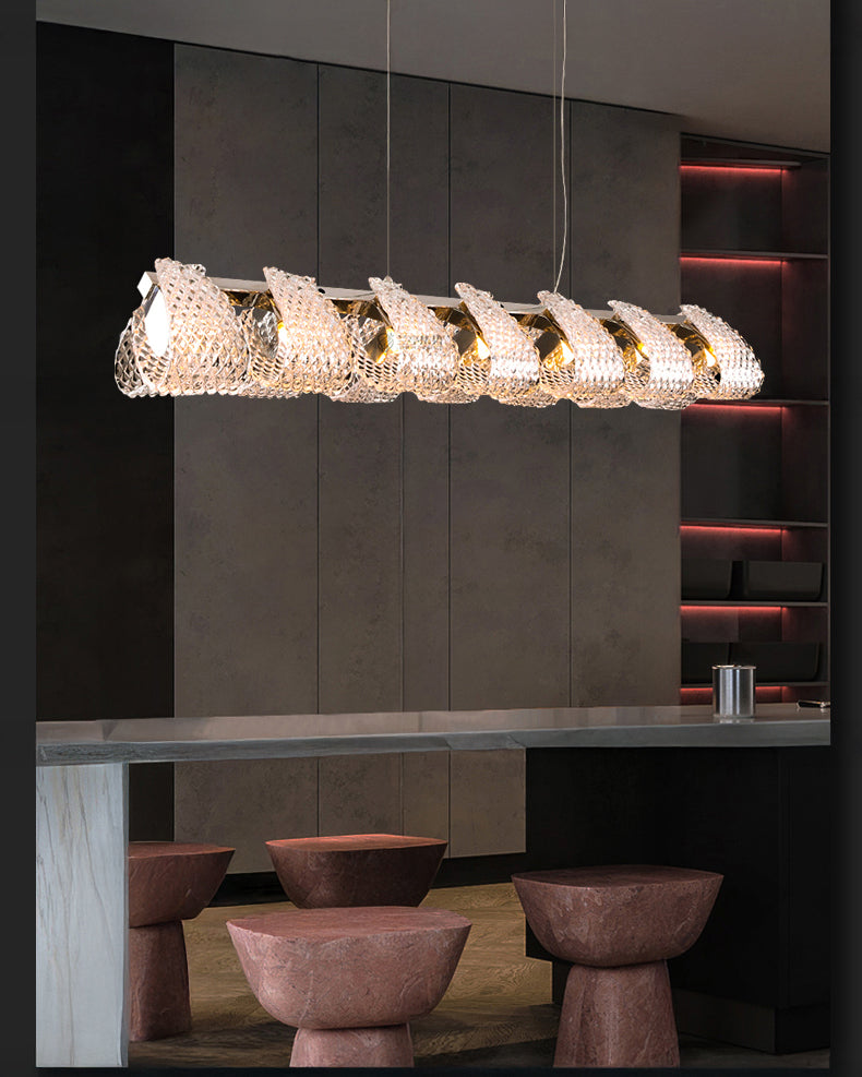 WOMO Luxury Glass Flower Chandelier-WM2995
