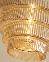 WOMO Drum Glass Pendant Light-WM2996