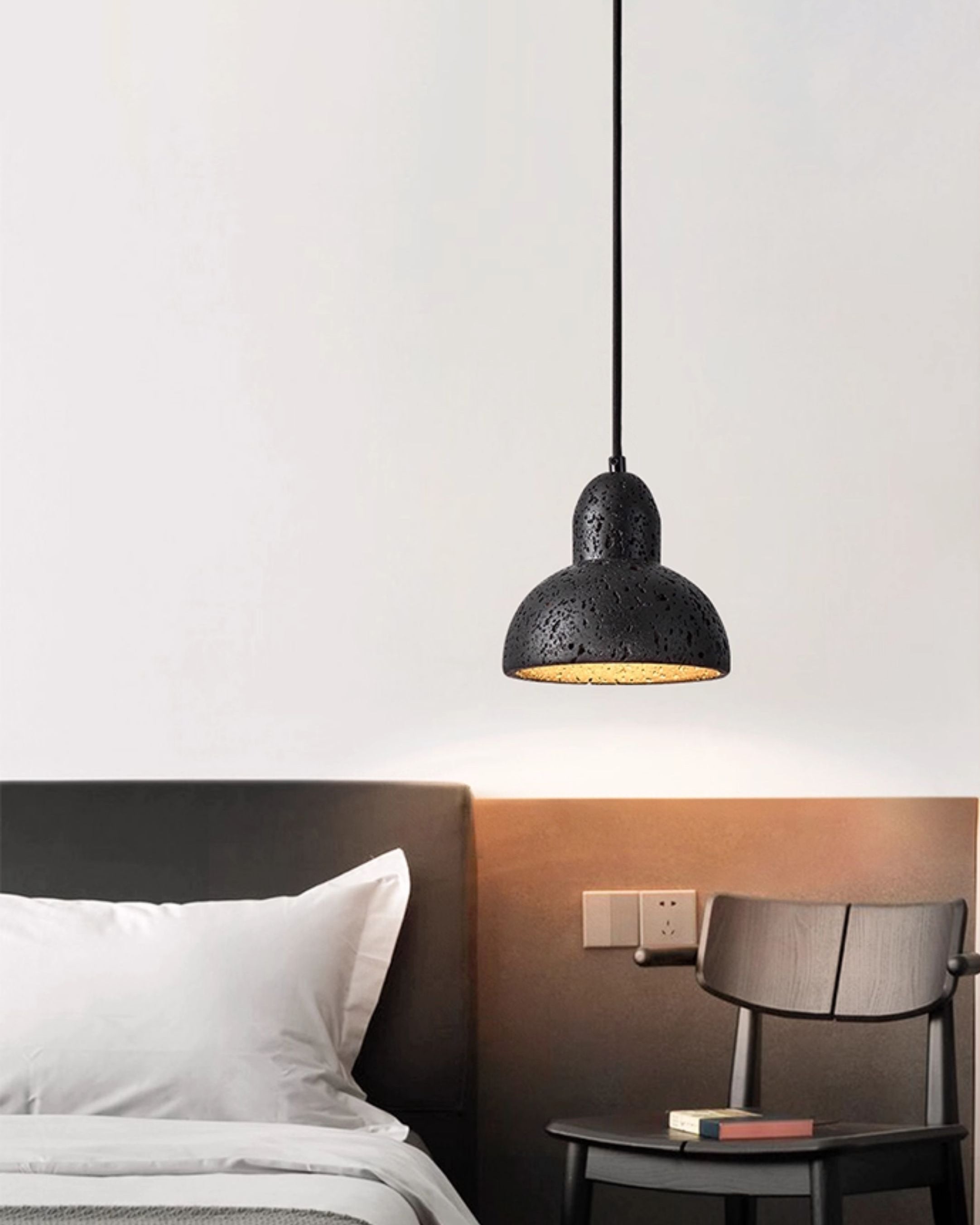WOMO Black Honeycomb Pendant Light-WM2997