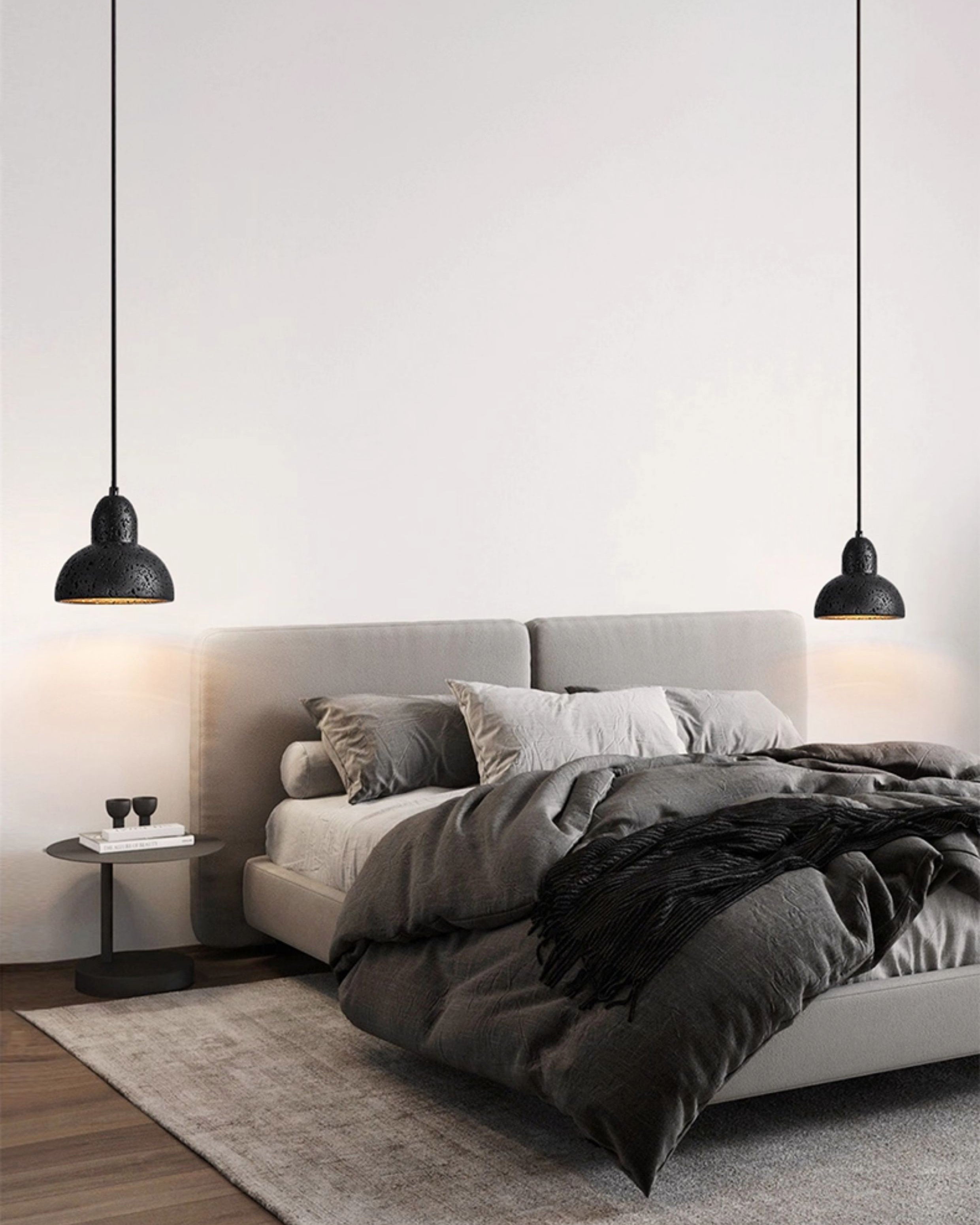 WOMO Black Honeycomb Pendant Light-WM2997