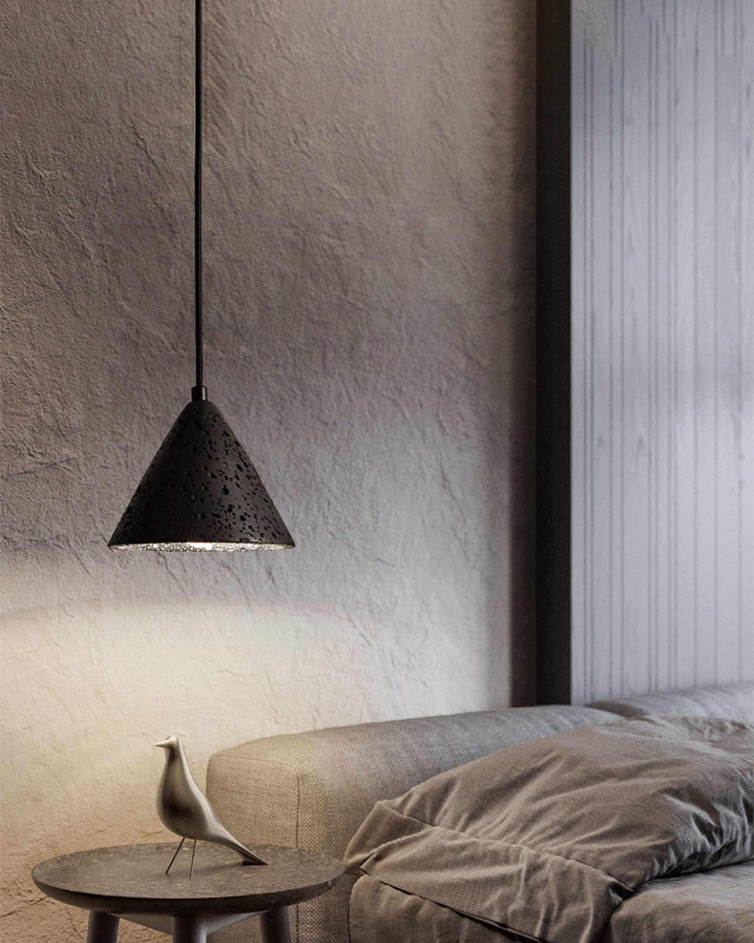 WOMO Black Honeycomb Pendant Light-WM2997