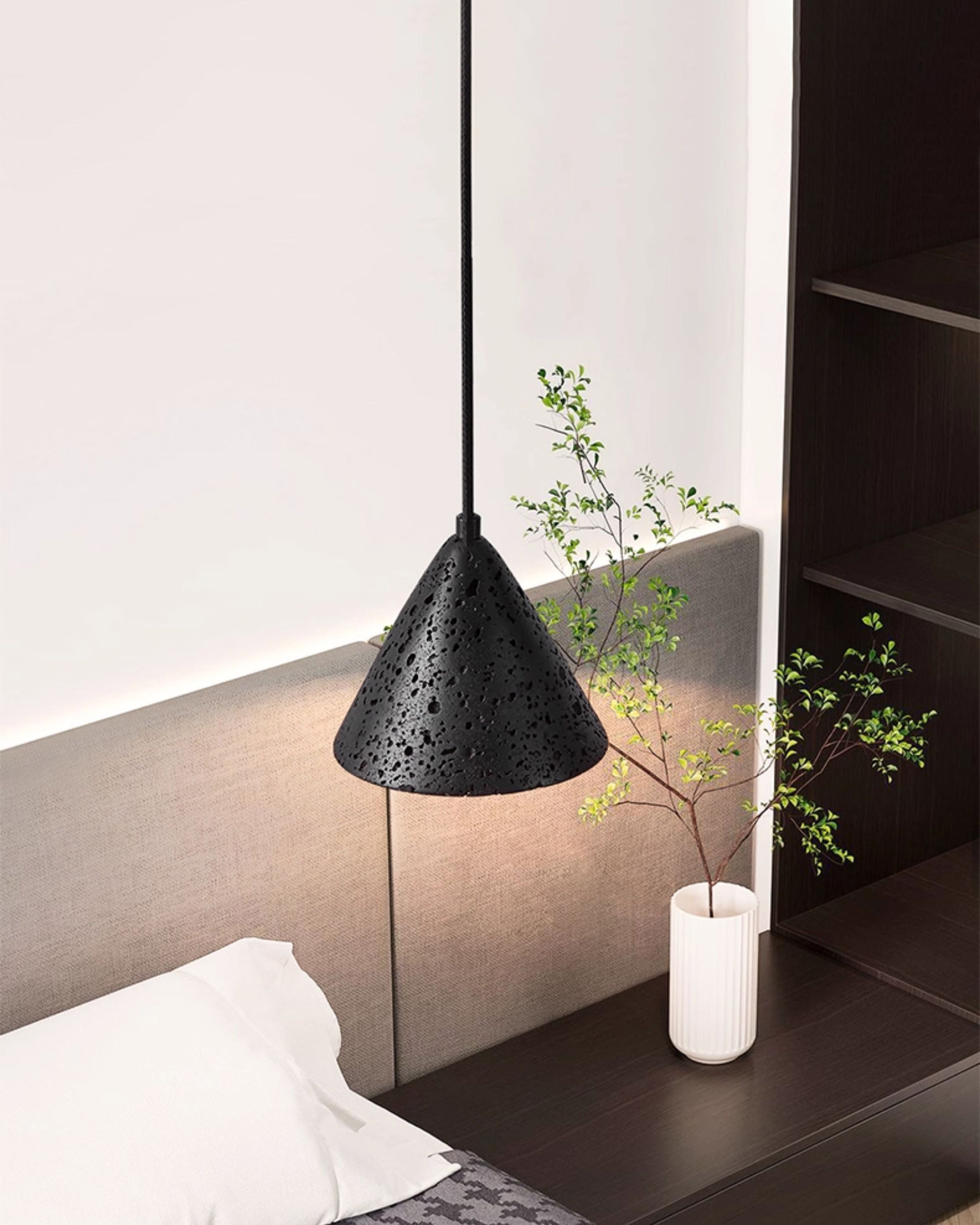 WOMO Black Honeycomb Pendant Light-WM2997