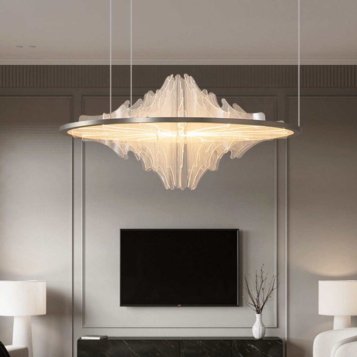 WOMO Flying Saucer Chandelier-WM2998