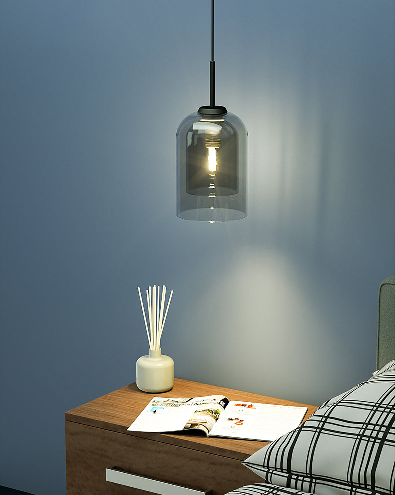 WOMO Dome Blown Glass Pendant Light-WM2999