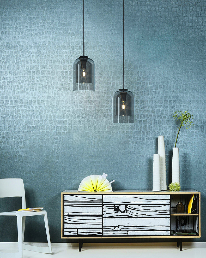 WOMO Dome Blown Glass Pendant Light-WM2999