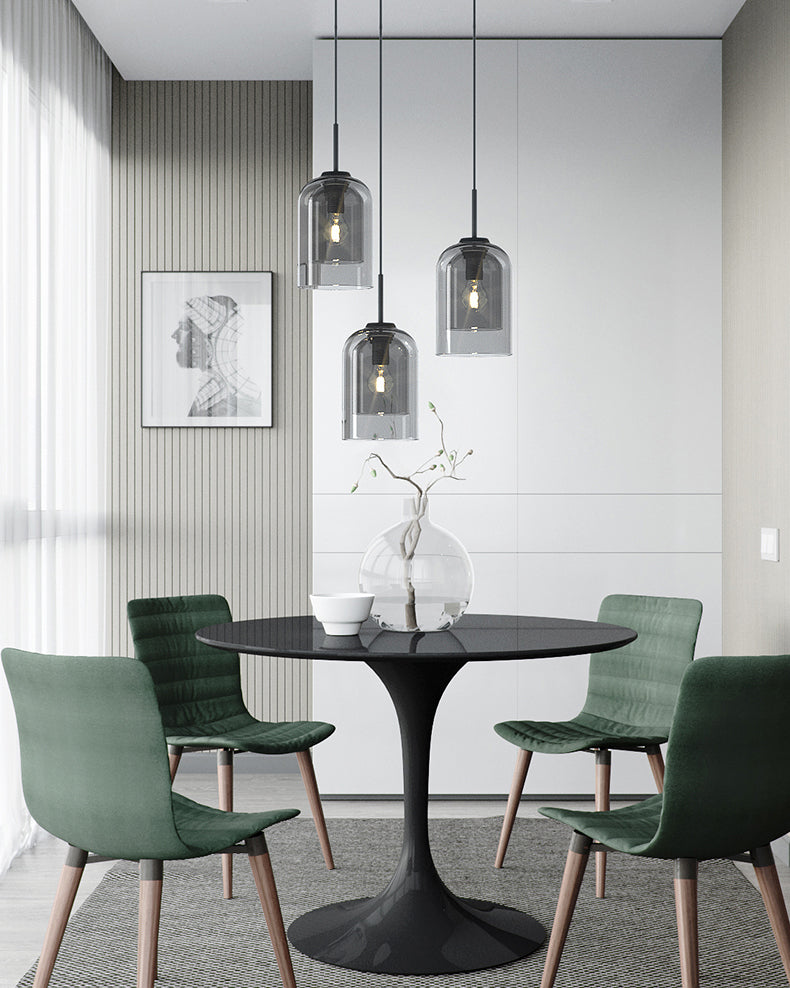 WOMO Dome Blown Glass Pendant Light-WM2999