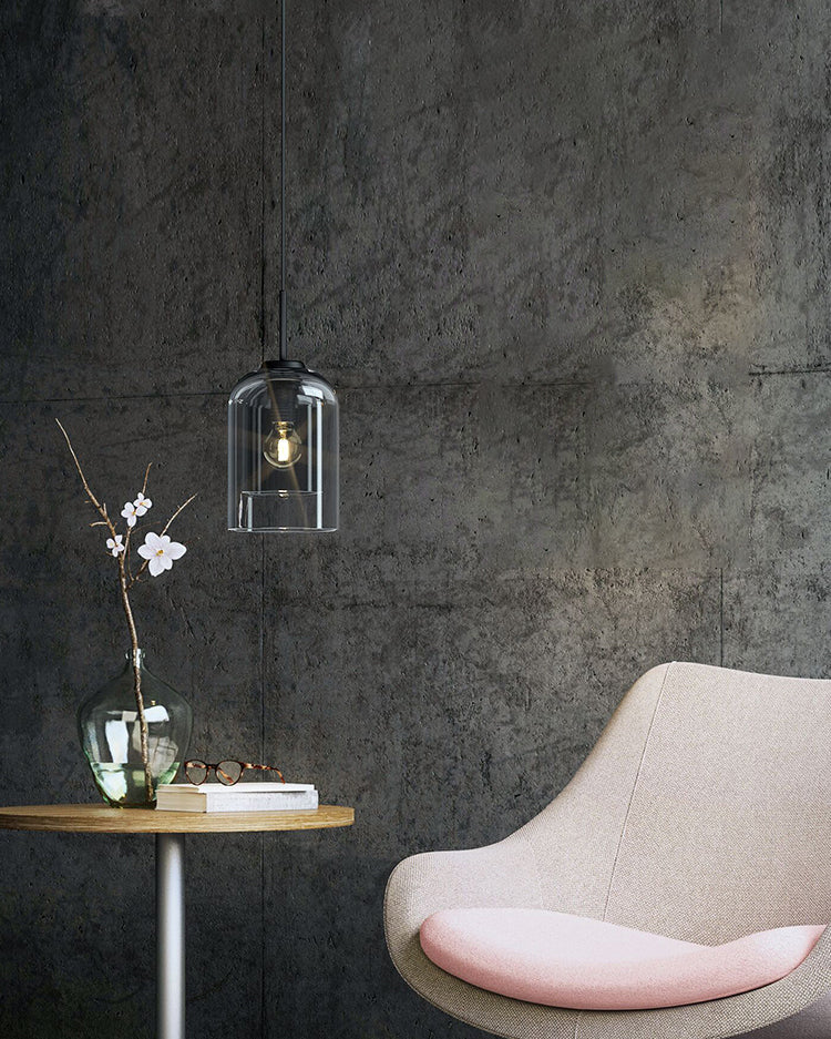 WOMO Dome Blown Glass Pendant Light-WM2999