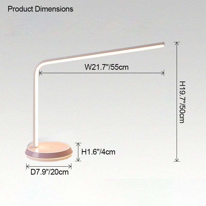 WOMO Touch Dimmable Desk Lamp with Wireless Charger-WM8039