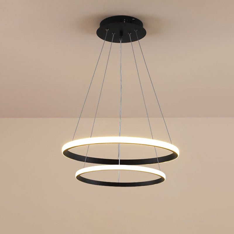 WOMO Tiered Led Ring Chandelier-WM2006