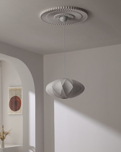 WOMO Flying Saucer Silk Pendant Light-WM2535