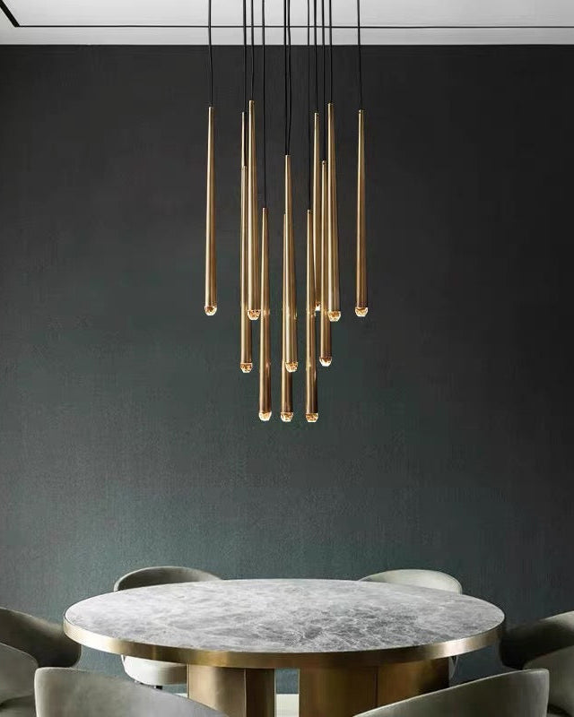 WOMO Cascading Tube Chandelier-WM2914