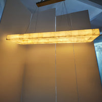 WOMO Rectangle Alabaster Chandelier-WM2822
