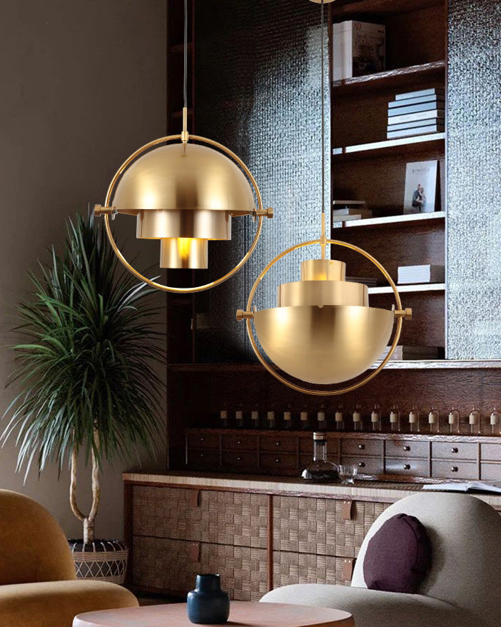 WOMO Adjustable Metal Globe Pendant Light-WM2564