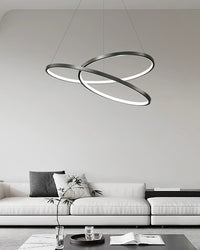 WOMO Swirl Led Brass Pendant Light-WM2354