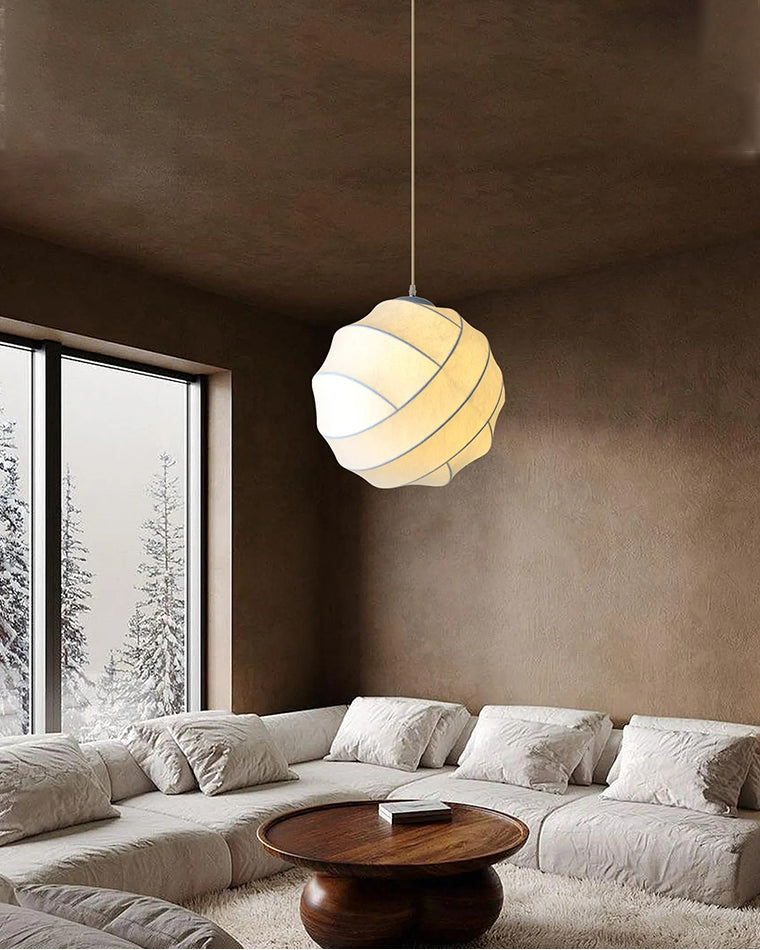 WOMO Globe Silk Pendant Light-WM2759