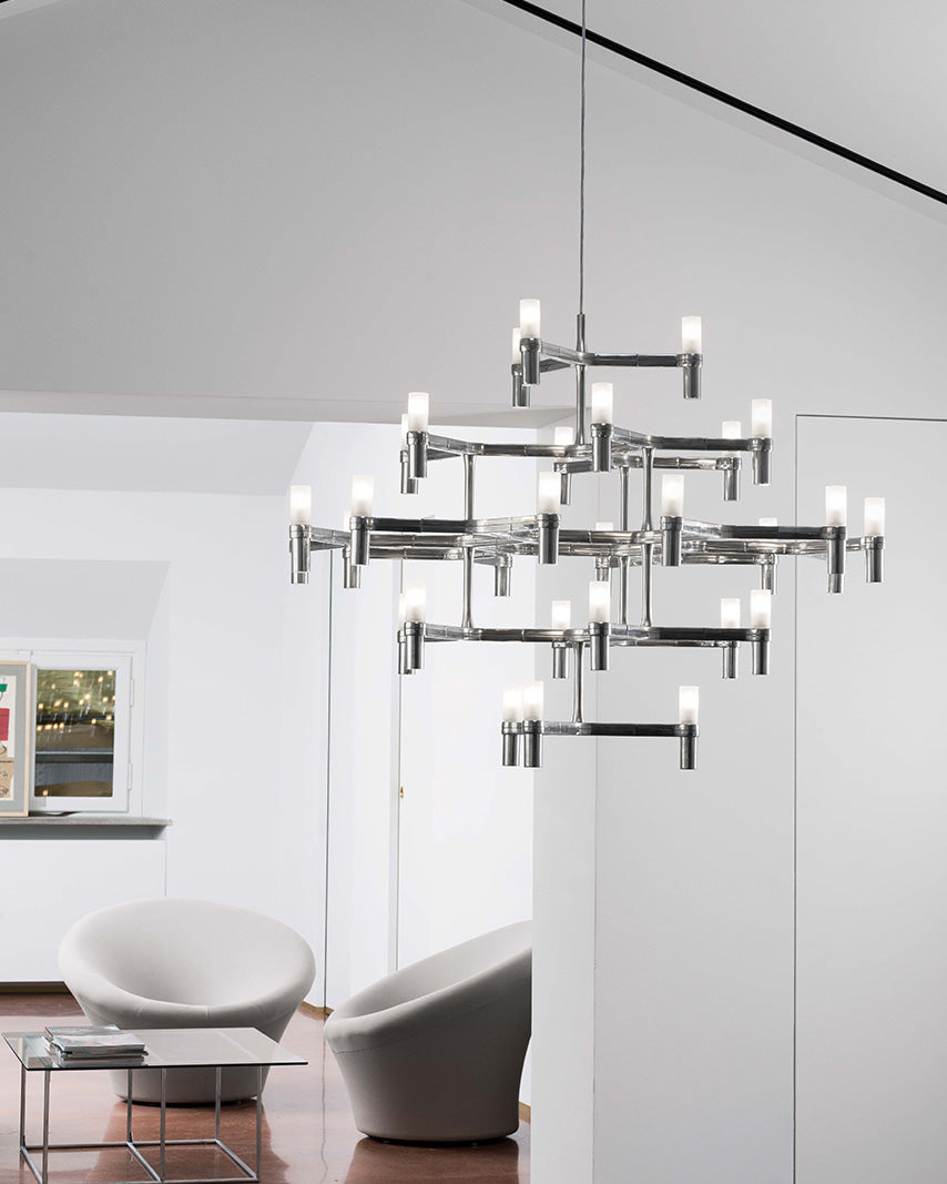 WOMO Modern Tiered Candlestick Chandelier-WM2554