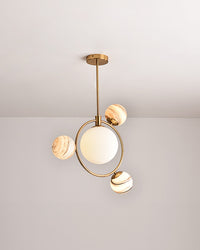 WOMO Planet Glass Chandelier-WM2385