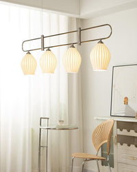 WOMO Ceramic Bud Linear Chandelier-WM2121b