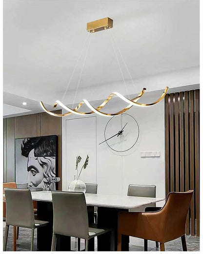 WOMO Spiral Led Horizontal Chandelier-WM2764