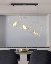 WOMO Gold Bird Chandelier-WM2512a