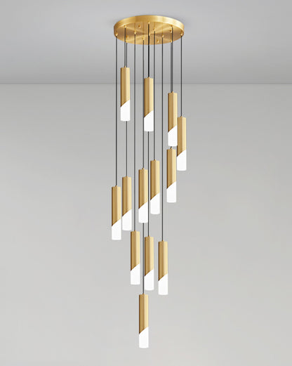 WOMO Cylinder Cascading Chandelier-WM2532