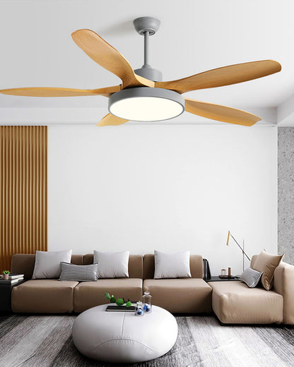 WOMO 5 Blade Modern Ceiling Fan Lamp-WM5129