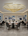 WOMO Oversized Tiered led Ring Chandelier-WM2599 thumbnail