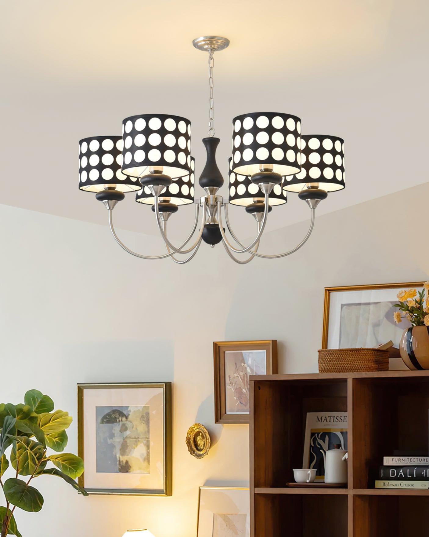 WOMO Polka Shaded Chandelier-WM2913