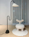 WOMO Fabric Gooseneck Floor Lamp-WM7096 thumbnail