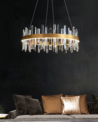 WOMO Round Crystal Chandelier-WM2485a