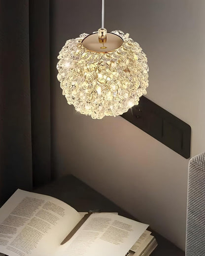 WOMO Small Crystal Sphere Pendant Light-WM2367