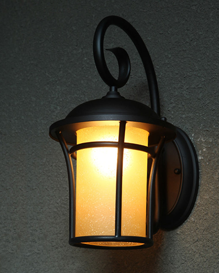 WOMO Nautical Black Outdoor Wall Light-WM9209