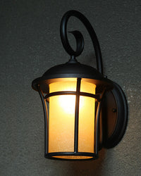 WOMO Nautical Black Outdoor Wall Light-WM9209