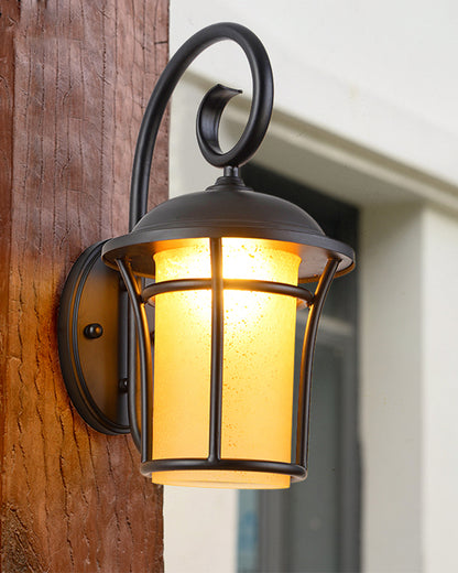 WOMO Nautical Black Outdoor Wall Light-WM9209