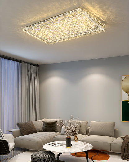 WOMO Square Crystal Ceiling Light-WM1141