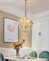 WOMO Cage Crystal Orb Chandelier-WM2595 thumbnail