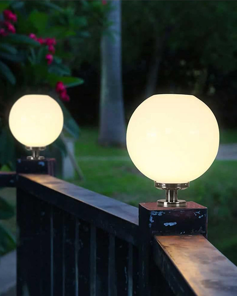 WOMO Globe Outdoor Pillar Light-WM9217