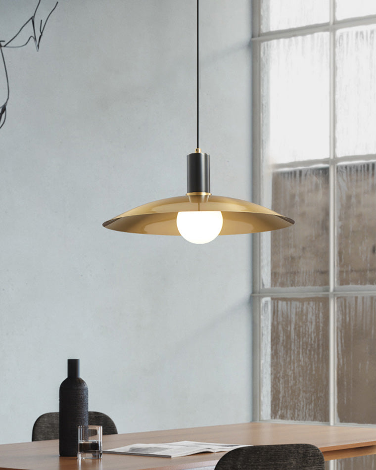 WOMO Cone Brass Kitchen Pendant Light-WM2401